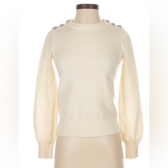 J. Crew Sweater Ivory Size XS - Picture 8 of 10